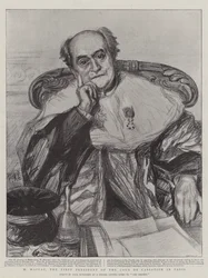 M Mazeau, der erste Präsident des Kassationshofs in Paris